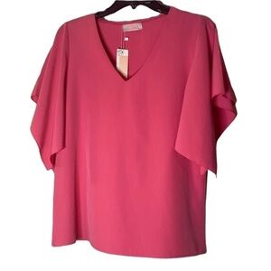 NWT C+D+M Barbie Hot Pink Blouse